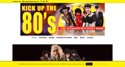 Desktop Screenshot of kickupthe80s.com